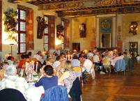 The d&icirc;ner in the castle